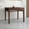 Juego Sólido de Madera de Seis Piezas, Juego de Cuatro Piezas para Sala de Estar, Mesa de Ofrendas para Sala de Altar Rural Estilo Chino Nuevo de los Ocho Inmortales, Mesa Consola, Mesa con Cabecera Elevada