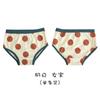 Ropa interior infantil N002, venta al por mayor, pantalones de algodón de primavera a la moda para niños, pantalones cortos de algodón con lunares grandes y triángulos para niños y niñas.
