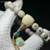 Pulsera de Semillas de Bodhi con Estrella y Luna, Collar de Cuentas de Oración Budista, Cadena para Suéter, Pulsera de Múltiples Círculos, Joyería para Mujer, Fuente de Ágata