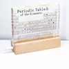 Producto de gran venta transfronteriza: Tabla Periódica de los Elementos Químicos de Secundaria Regalo de Cumpleaños Decoración de Escritorio para Aprendizaje Adorno, en Stock para Entrega Rápida