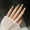 Uñas Postizas Wearables Hechas a Mano Estilo Cat-Eye, Parches de Uñas Puros Hechos a Mano, Uñas Postizas, Arte de Uñas Wearable, Piezas de Uñas Terminadas, Venta al por Mayor, Sensación de Alta Gama