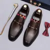 Zapatos de Cuero de Vaca Estilo Británico de Negocios para Hombre, Versión Coreana Zapatos de Cuero Casual sin Cordones de Moda, Cuero Genuino, Talla Grande