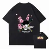Nova Camiseta Gola Redonda com Manga Curta e Estampa do Anime Zoro
