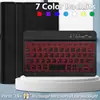 Aplicable para Funda Protectora de Tableta Samsung Tab A9 de 8.7 pulgadas Teclado Bluetooth A11 Cubierta de Cuero Desmontable con Retroiluminación Dropshipping Transfronterizo