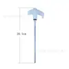 Prego de solo luminoso rosqueado para barraca toldo acampamento ao ar livre acessórios prego cabeça plástica 200mm de comprimento venda quente transfronteiriça