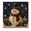 Pintura de Diamante com Pérolas de Natal 5D DIY Feito à Mão Pintura Decorativa com Strass Tema de Natal Casa Festival Pintura de Parede