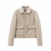 Ropa de Mujer Transfronteriza 2025 Nueva Moda Otoño Versátil Elegante Sencillo Casual Chaqueta de Lana Chaqueta 3046287