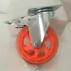 Roda PU de 3 polegadas transparente rodízio médio de 4 polegadas roda PU transparente universal de 5 polegadas rodízio universal roda de carrinho