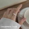 Anel Doce de Laço Versátil Japonês e Coreano Feminino Fresco Literário Diário Roupa de Trabalho Abertura Anel Ajustável Joia