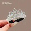 Acessório de Cabelo Coroa para Princesas, de Alta Qualidade e Elegante, para Presilhas de Cabelo de Aniversário de Meninas, Modelador de Coque, Grampo de Cabelo, Prendedor de Rabo de Cavalo