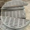 Acessórios para Caldeiras: Grelha de Ferro Fundido Resistente a Altas Temperaturas para Forno Redondo a Carvão, Placa de Forno Quadrada, Fundo de Forno, Ponte para Forno a Pellets de Biomassa, Peça Única
