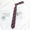 Corbata Marca H para Mujer, Estilo Universitario JK Uniforme Escolar Japonés, Corbata Decorativa Corta Pre-atada para Hombre, Atada a Mano DK