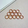 Anel Fechado Colorido Pintado 10mm Anel Único Liga Joia Anel de Ferro de Conexão Chaveiro Abridor Pronto para Venda
