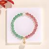 Pulsera Nueva de Perla de Agua Dulce Blanca Cristal para Mujer Ágata Azur Aventurina Calabaza Pulsera Nuevo Estilo Chino Joyería