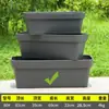 Imitação de pedra estilo nórdico moda simples retangular grande varanda ao ar livre flores e legumes direto da fábrica atacado vaso de flores