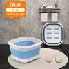 Balde Espessado para Banho de Pés Doméstico Adulto Dobrável Balde para Banho de Pés Massagem Balde para Banho de Pés Bolsa de Ombro Balde para Banho de Pés