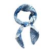 Gong Pei 2024 Nuevo Pañuelo Cuadrado Pequeño Tie-dye Verano Vintage Pañuelo para la Cabeza Protector Solar Baotou Pañuelo Elegante Combinable Pañuelo Pequeño