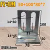 Fixadores em Forma de Z, Acessórios Móveis, Cantoneiras Galvanizadas em L, Peças em Forma de Z, Suportes de Ferro Triangular Soldados para Fixação de Colunas, Armários Suspensos