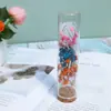 Sección 38 Regalo Hecho a Mano DIY Tubo de Ensayo de Vidrio Bolsa de Materiales de Flores Secas Regalo de Acompañamiento Decoración de Escritorio Arte para el Hogar