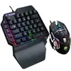 Teclado de una mano transfronterizo dios de los disparos trono mano izquierda sensación mecánica teclado para juegos Amazon ebay comercio exterior