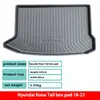 Adequado para Hyundai Kona 18-23 Tapete de Porta-Malas, Resistente ao Desgaste, Impermeável, Modificação de Interior, Tapete de Porta-Malas TPE Ecológico