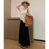 Roupa de Maternidade de Verão, Saia Ajustável de Algodão Solta para Primavera e Verão, Saia Fina, Fluida e Modeladora que Abraça os Quadris