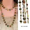 Cadena de Suéter de Capas Estilo Vintage, Collar Irregular de Conchas Coloridas, Cadena para Clavícula de Lujo Ligero de Nicho de Gama Alta