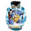 Sudadera con capucha para hombre con estampado 3D de Pikachu, elfo de dibujos animados, entrega de una pieza, comercio electrónico transfronterizo