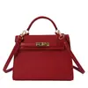 Bolso bandolera de hombro retro de lujo ligero para mujer, moda 2026, nuevo bolso cuadrado tipo Kelly coreano, simple