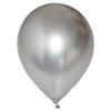 Globo de metal de 12 pulgadas y 2,8 g de grosor con diseño de viento para decoración de fiestas de cumpleaños y bodas, globo de látex de color cromado.