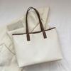 Bolsa de Ombro Texturizada Estilo Coreano Retro para o Dia a Dia Feminina Nova Coleção Outono/Inverno 2023 Bolsa Tote Feminina