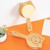 Cepillo de Baño Nan Bambú Raspador de Espalda Infantil Cepillo de Baño para Gatos Cerdas Suaves Raspador de Espalda Post-Baño Raspador Exfoliante