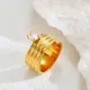 Fabricantes de Fuentes de Moda Europeos y Americanos Venta al por Mayor Transfronteriza Anillos de Zirconia de Lujo Ligero Modelos de Nicho Diseño de Nicho Acero Inoxidable Estilos Nuevos