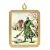 Venta directa del fabricante: Amuleto de Buda Guan Sheng Di Jun, Colgante de Guan Gong para Hombre, Estatua de Guan Yu, Thangka, Cadena para Suéter del Dios de la Riqueza