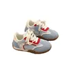 Zapatillas Deportivas de Bloques de Color para Niños 2026 Otoño/Invierno Nueva Moda Zapatillas de Entrenamiento Alemanas para Niñas Suela Suave Zapatillas Casuales Versátiles para Niños