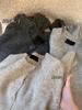 Cardigan de Punto de Terciopelo de Mapache Gris Leche Fufu Estilo Coreano para Mujer Otoño e Invierno Suave y Ceroso Chaqueta Suéter Perezosa Top de Gama Alta