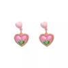 Boutique para niños clip para la oreja sin perforación aretes lindos de dibujos animados para niña aretes adorables colgantes para niña joyería