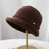 Sombrero de Pescador Nuevo Japonés Estilo Coreano para Mujer Otoño Exterior Nicho Gama Alta Protección Solar Sombrero de Cubo