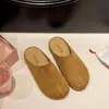 Mules retro de imitación con punta dividida y punta cerrada para mujer, adecuados para usar al aire libre, nuevos zapatos mule de suela gruesa para otoño 2026, zapatos versátiles estilo Birkenstock