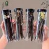 Pasador de Flor con Borla Estilo Antiguo para Mujer, de Alta Gama y Elegante, Versátil Pasador Hanfu, Pasador para Moño en la Parte Trasera de la Cabeza