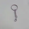 Chaveiro Colorido de Chave de Carro com Corrente e Fecho Lagosta Anel de Chaveiro Acessórios DIY Feitos à Mão Chaveiro de Boneca