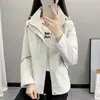 Chaqueta Cortavientos para Mujer 2025 Nueva Primavera y Otoño Impermeable a Prueba de Viento Desmontable Petite Versátil para Exteriores para Hombres