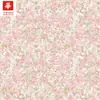 Tecido 100% algodão 40S estampado com pequenas estampas florais, adequado para vestidos femininos e infantis, camisas e artesanato DIY, disponível em estoque