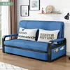 Sofá-cama dobrável multifuncional, sofá de tecido retrátil de uso duplo, adequado para apartamentos pequenos, sofá-cama para cochilo de uma ou duas pessoas