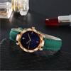 Reloj para Mujer Shake Tone Mismo Estilo Brillante Estrellado Reloj Coreano de Cuarzo Oro Rosa con Pedrería Reloj de Pulsera de Moda para Mujer