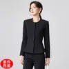 Ropa de trabajo entallada para recepción de hotel, uniformes de atención al cliente, trajes profesionales para mujer otoño 2026 venta al por mayor