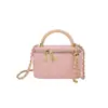 Bolsa de Caja Portátil Rombo de Verano Elegante Versátil Gran Capacidad Bolso de Hombro Cruzado Estilo Occidental de Nicho Bolso con Cadena