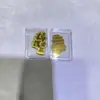 Pegatinas para teléfono de oro puro 999 con adhesivo, imanes creativos para refrigerador, tarjetas doradas y pequeños regalos promocionales - directamente de fábrica