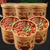 Fideos Calientes y Ácidos en Cubo, Fideos Instantáneos de Chongqing, Fideos Finos, Fideos de Arroz, Caja Completa de 6 Cubos, Comida Instantánea, Venta al por Mayor, Entrega Disponible