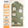 Estante de almacenamiento para panel perforado, estante de almacenamiento de pared, perchero para llaves, estante de entrada de madera para colgar ropa, panel de pared de madera maciza para entrada de sala de estar